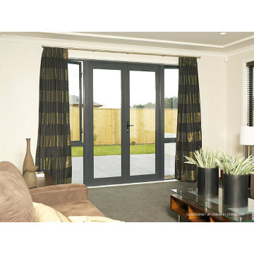 Vantage Obscure Isolated Double Glass Aluminium Doors